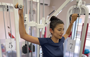 着替えをして頂きトレーニング開始です。